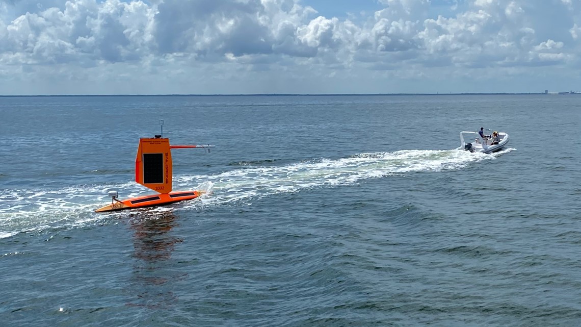 Saildrone launched from Tampa Bay to help predict hurricanes
